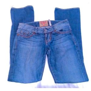 Guess Premium Vintage Jeans with Leather Patches